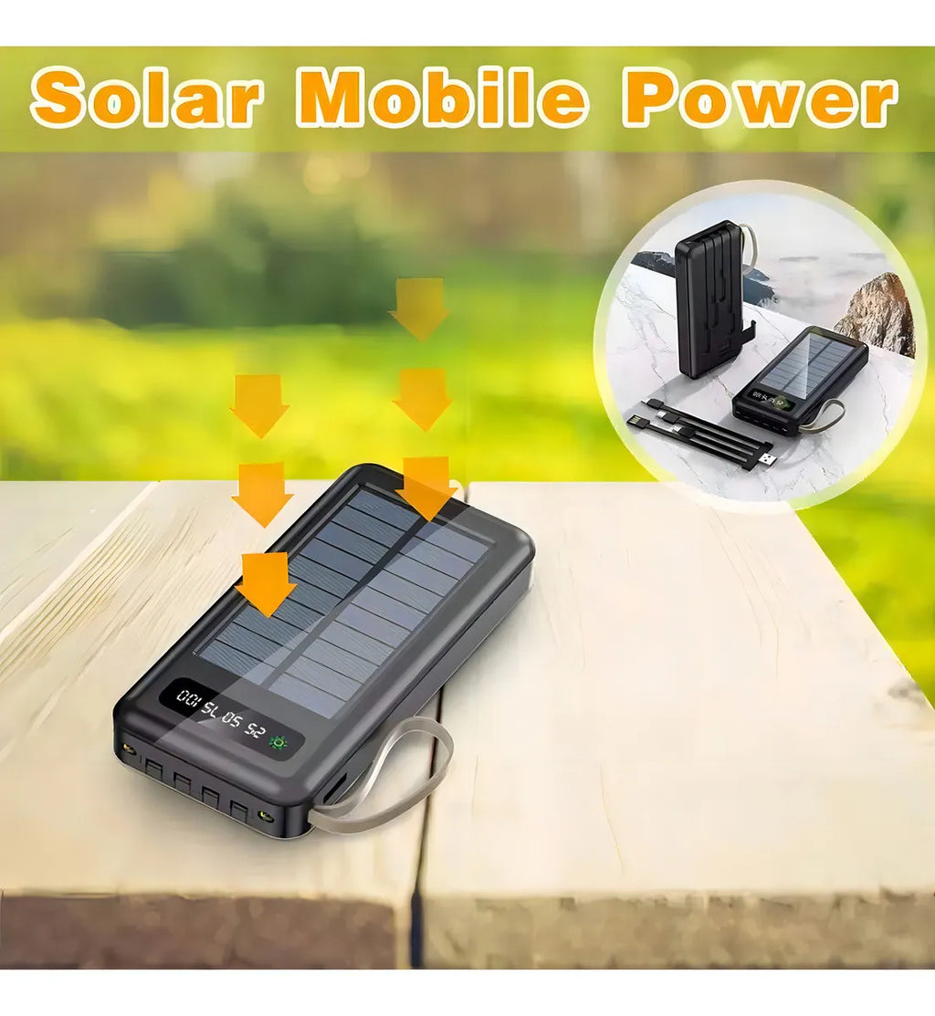 Power-bank-solar - Cargador Portatil De