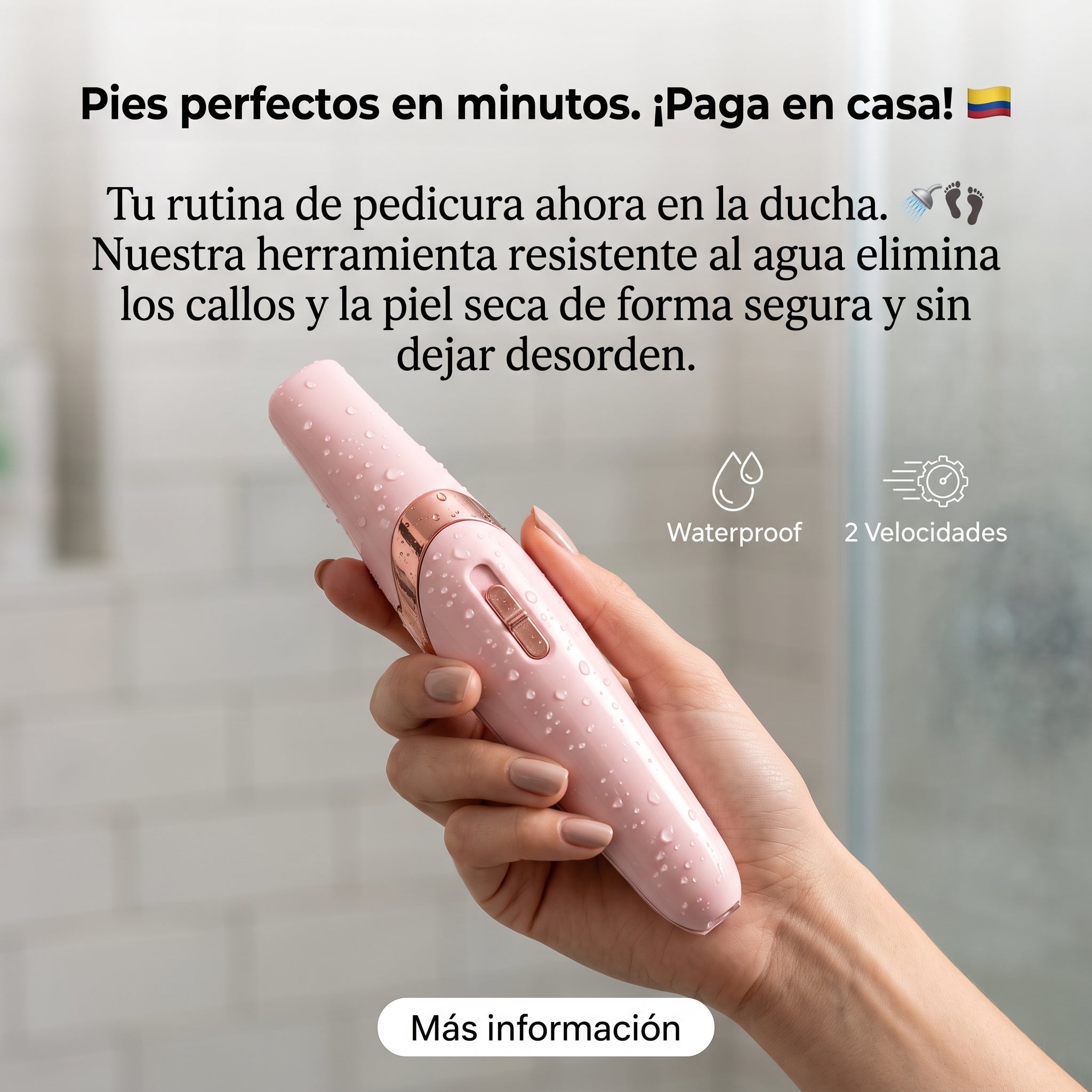 Removedor De Callos Recargable. Tu Pedicura Profesional en Casa