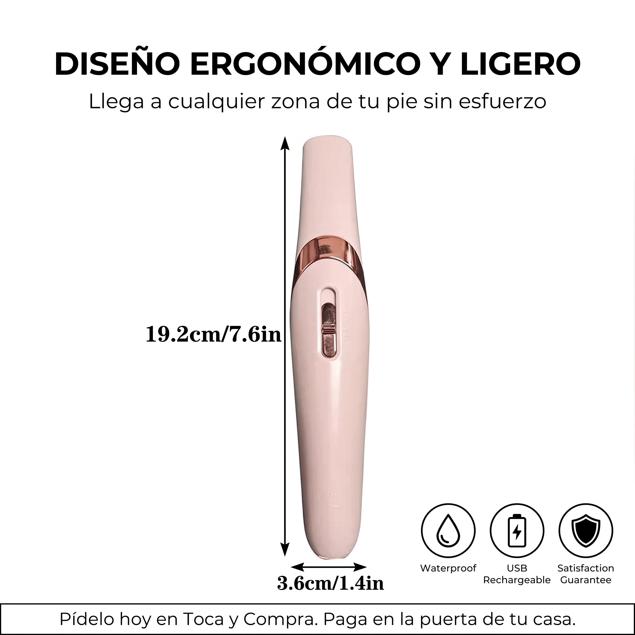 Removedor De Callos Recargable. Tu Pedicura Profesional en Casa