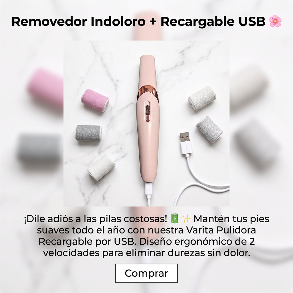 Removedor De Callos Recargable. Tu Pedicura Profesional en Casa